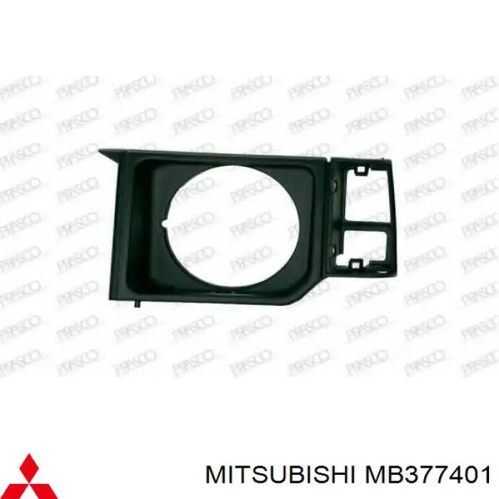 MB377401 Mitsubishi Рамка/облицовка фары левой