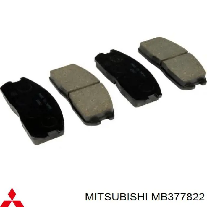 Купить MB377822 Mitsubishi Колодки тормозные