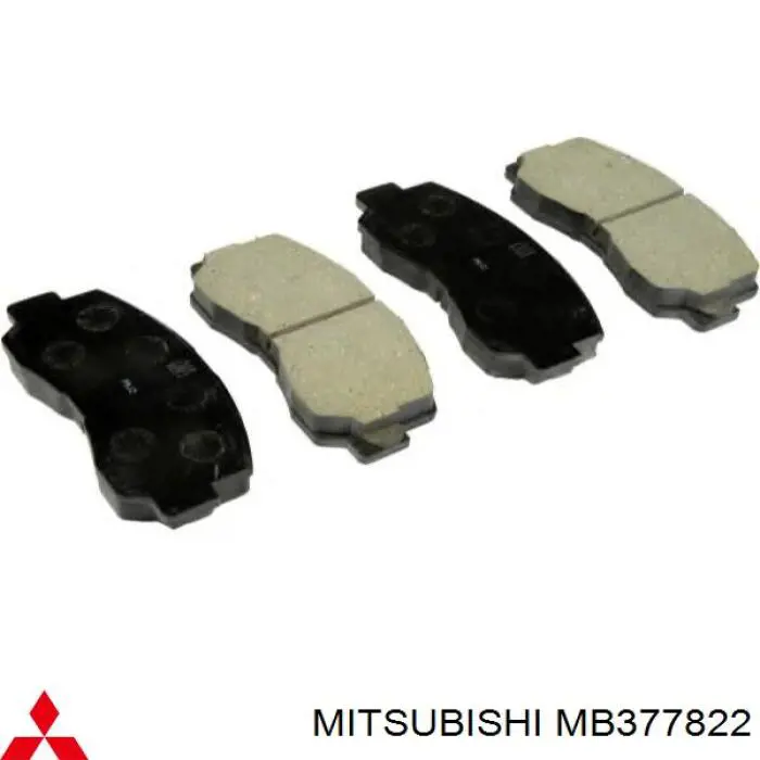 MB377822 Mitsubishi Колодки передние