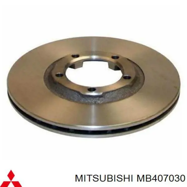 Передние тормозные диски MB407030 Mitsubishi