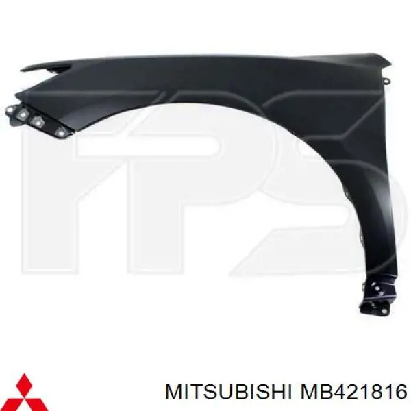 MB421816 Mitsubishi замок крышки багажника (двери 3/5-й задней)