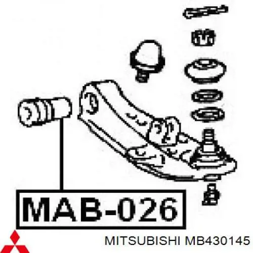 Сайлентблок передней подвески Mitsubishi MB430145 цена, от 8.36 USD