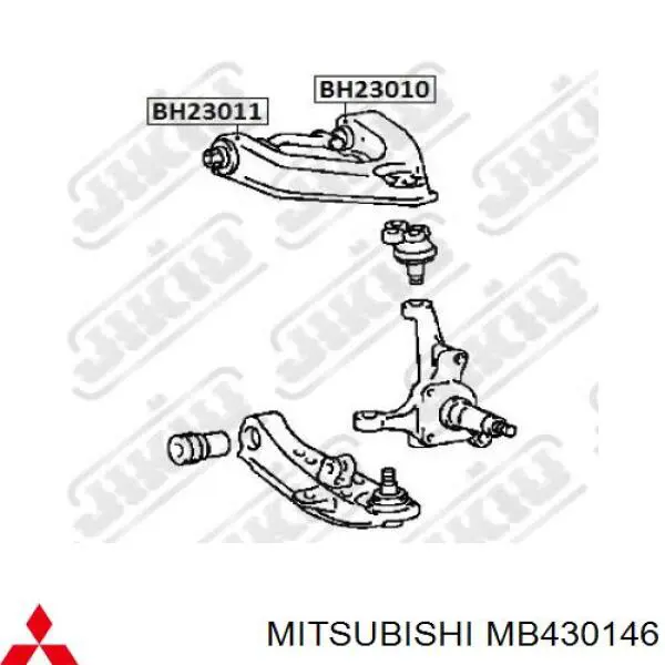 Сайлентблок переднего верхнего рычага MB430146 Mitsubishi