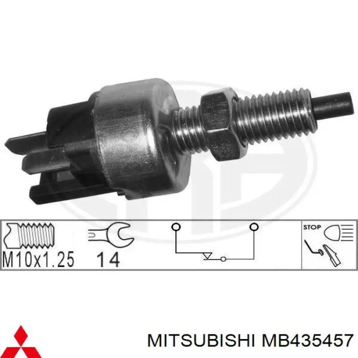 MB435457 Mitsubishi датчик включения стопсигнала