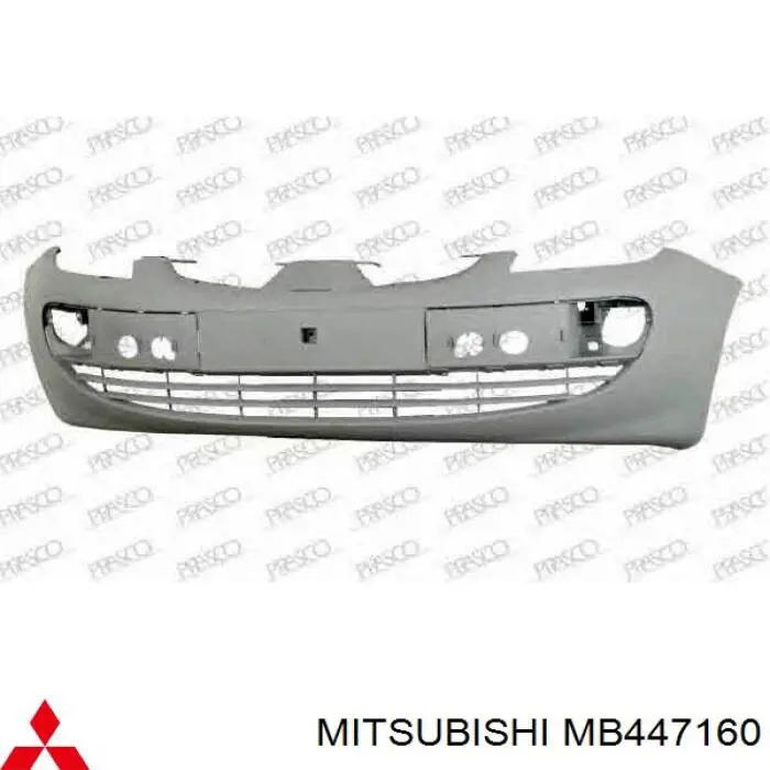 MB447160 Mitsubishi передний бампер