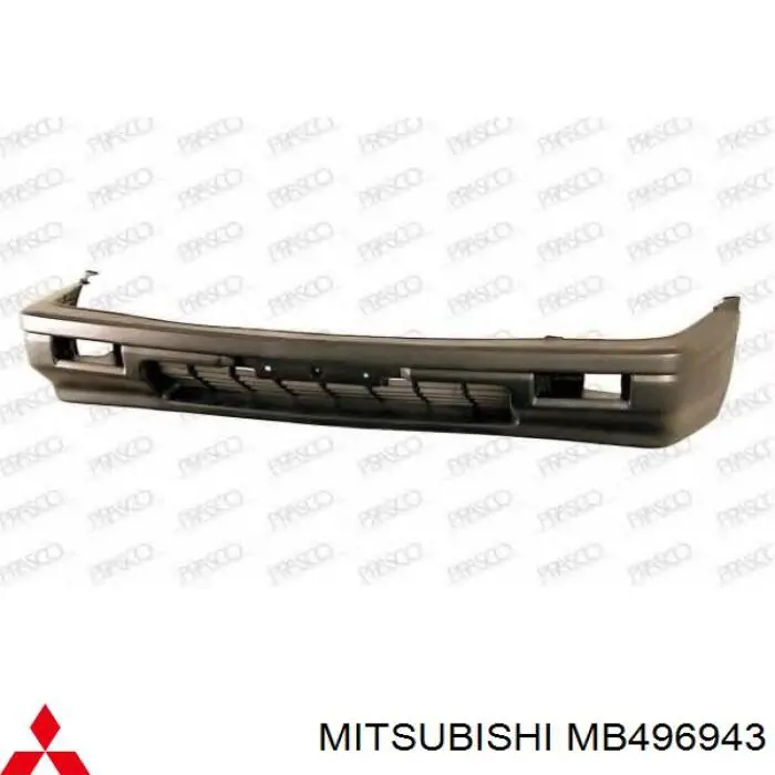 MB496943 Mitsubishi передний бампер
