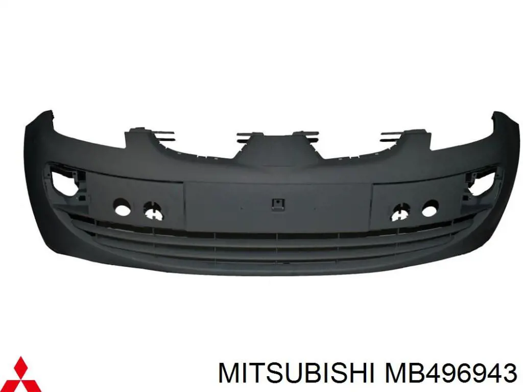 MB496943 Mitsubishi Бампер передний в сборе