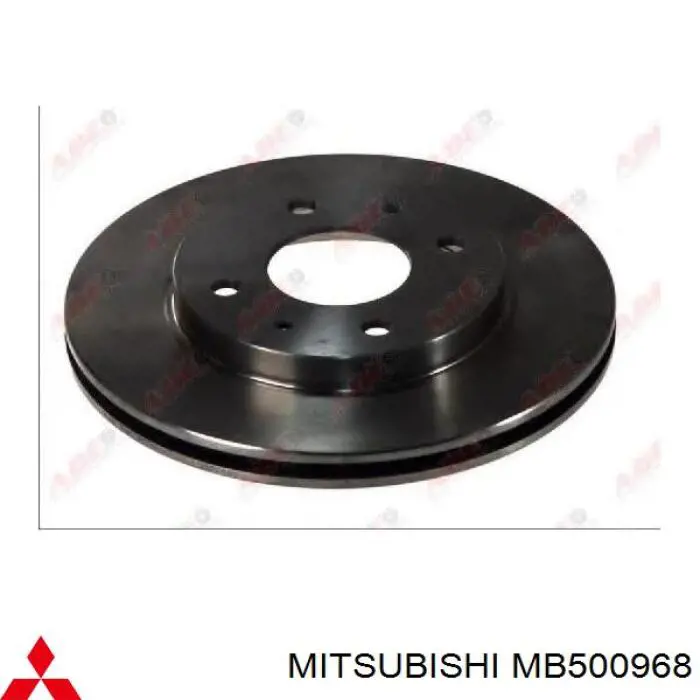 Передние тормозные диски MB500968 Mitsubishi