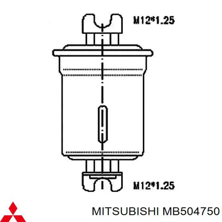 Купить MB504750 Mitsubishi Фильтр-отстойник топлива грубой очистки