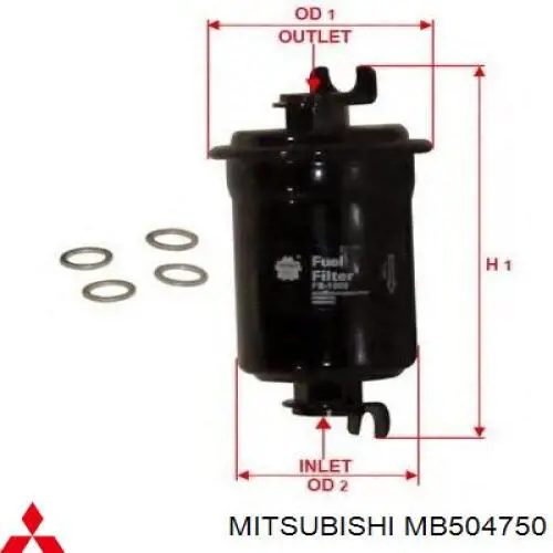 F44657 Purolator Фильтр топлива