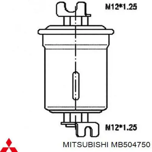 Фильтр тонкой очистки топлива Mitsubishi MB504750 цена, от 6.86 USD