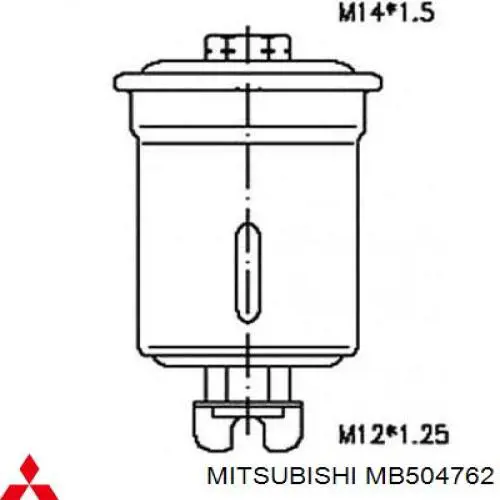 Топливный фильтр MB504762 Mitsubishi