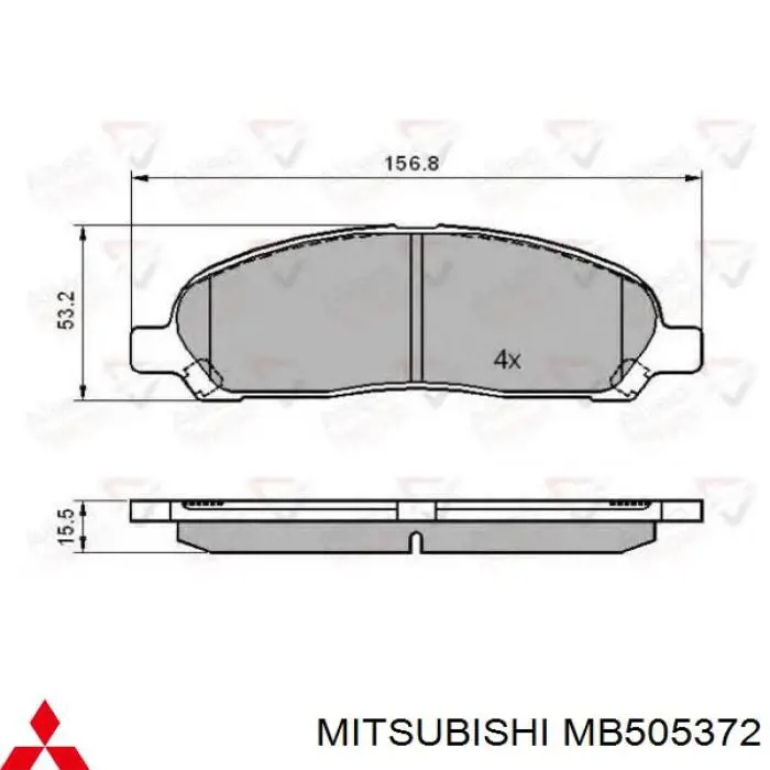 Купить MB505372 Mitsubishi Крестовина карданного вала заднего