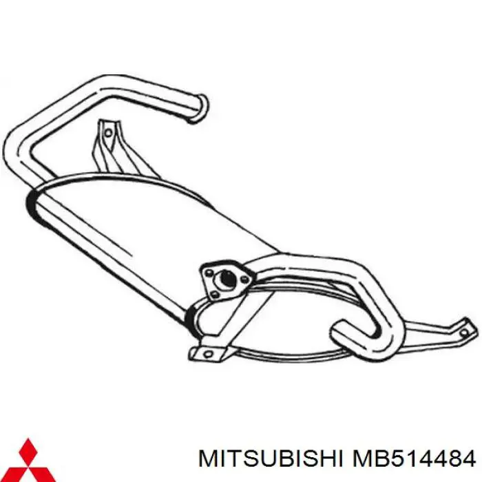 Выхлоп задний Mitsubishi MB514484 цена, от 41.16 USD