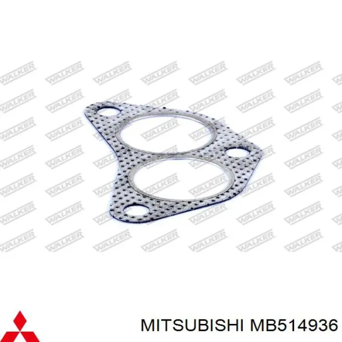 MB514936 Mitsubishi прокладка приемной трубы глушителя