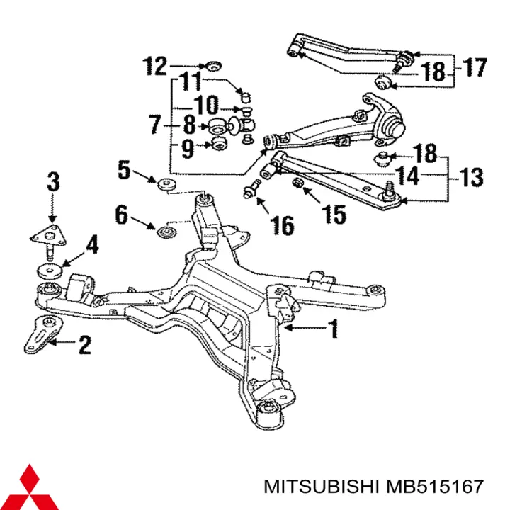  MB515167 Mitsubishi