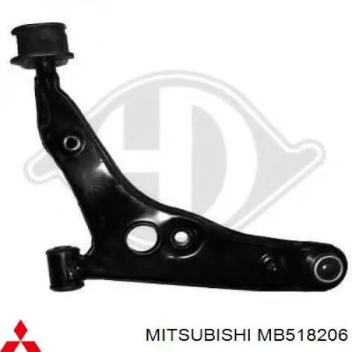Купить MB518206 Mitsubishi Нижний правый рычаг передней подвески