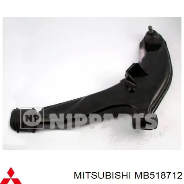 Купить MB518712 Mitsubishi Рычаг передней подвески левый