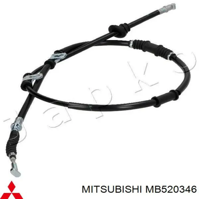 Задний правый трос ручника MB520346 Mitsubishi