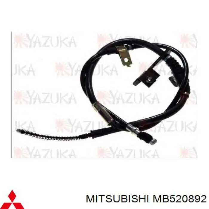 Трос ручного тормоза задний Mitsubishi MB520892 цена, от 17.02 USD