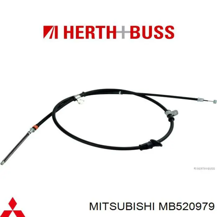 Задний правый трос ручника MB520979 Mitsubishi