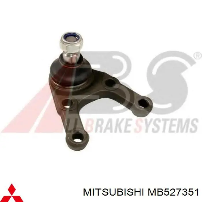 Rótula de suspensión inferior izquierda MB527351 Mitsubishi