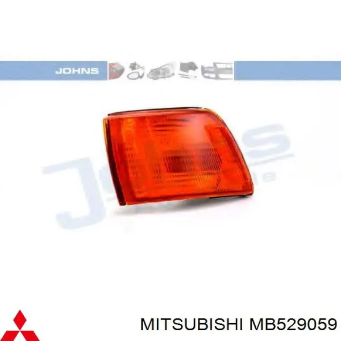 Указатель поворота левый на Mitsubishi Galant VI 