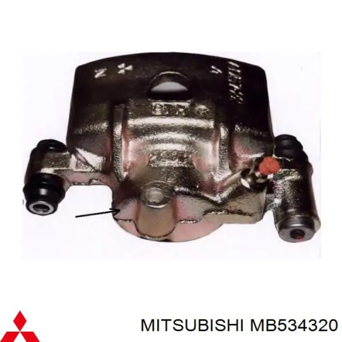 Суппорт тормозной передний левый Mitsubishi MB500772