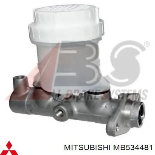 MB534481 Mitsubishi цилиндр тормозной главный
