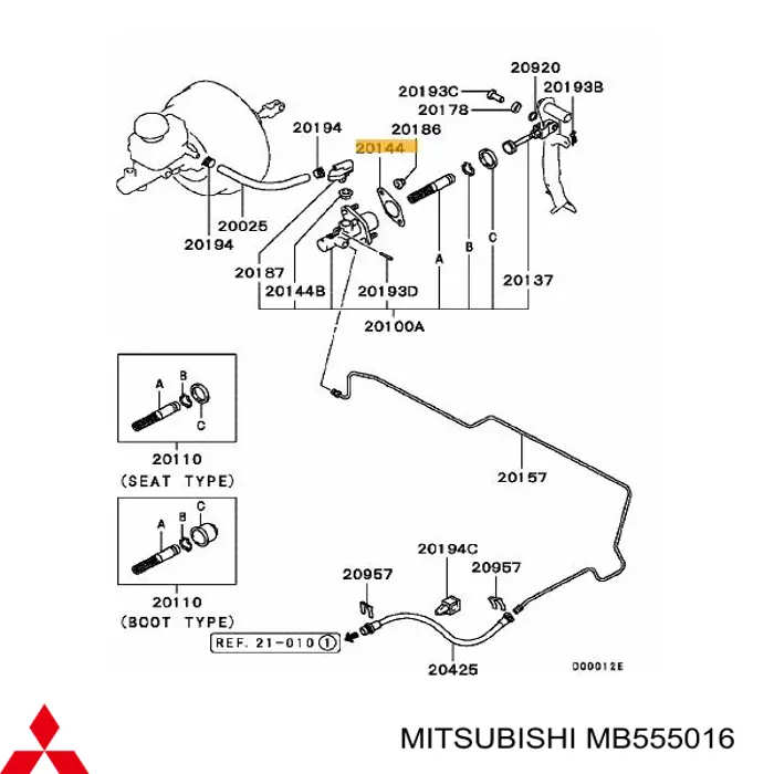 MB555016 Mitsubishi 