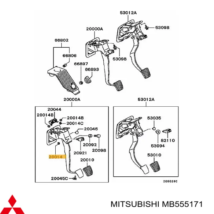 MB555171 Mitsubishi 