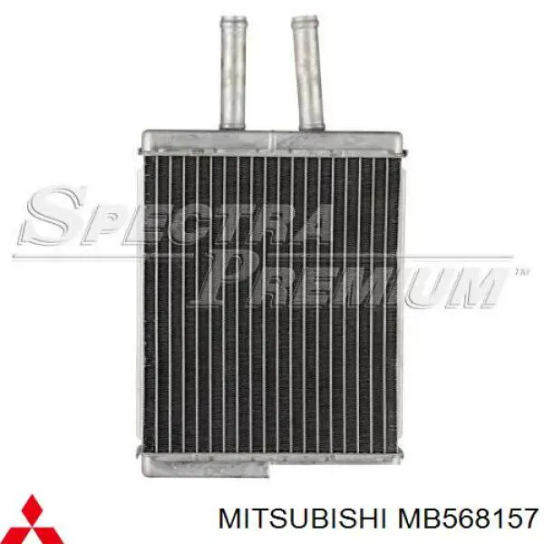 Радиатор печки (отопителя) на Mitsubishi Lancer IV 