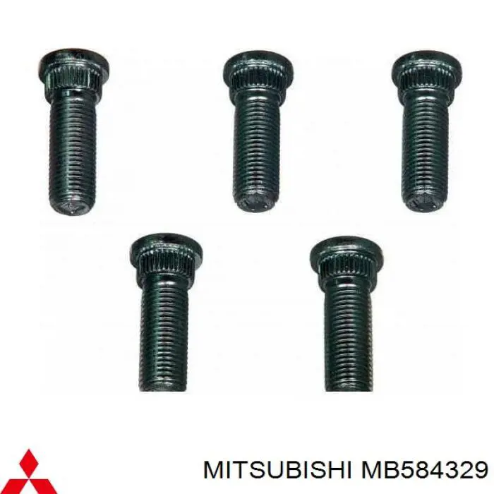 Шпилька колесная задняя/передняя Mitsubishi MB584329 цена, от 2.07 USD