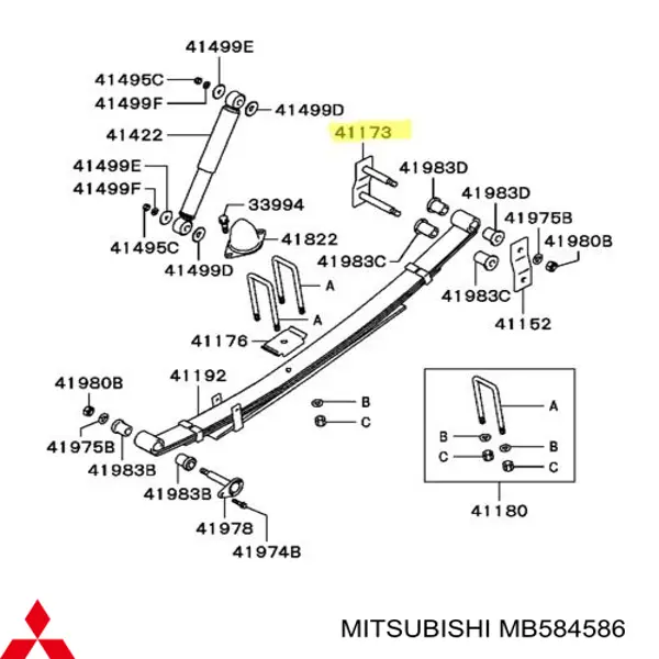  MB584586 Mitsubishi