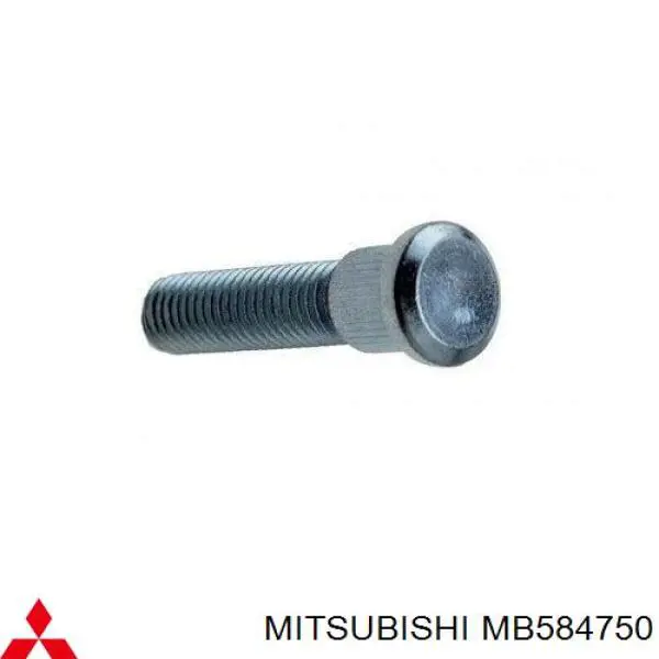 Шпилька колесная, задняя Mitsubishi MB584750 цена, от 1.90 USD