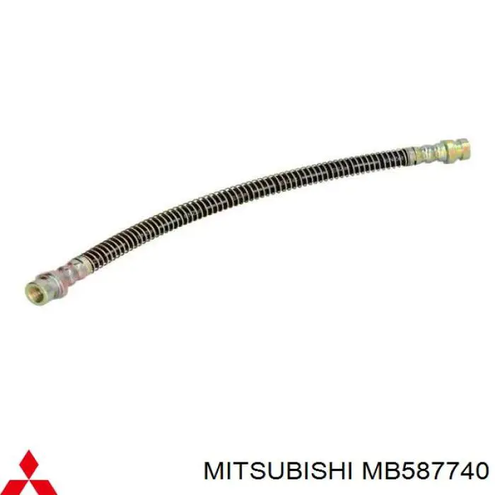 MB587740 Mitsubishi шланг тормозной передний