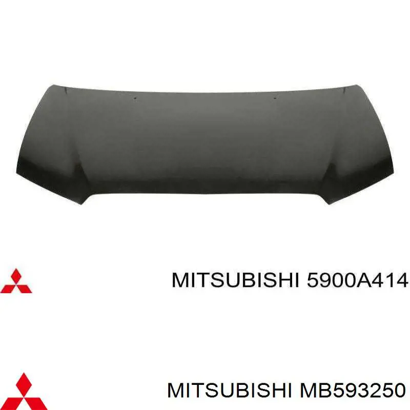MB593250 Mitsubishi капот
