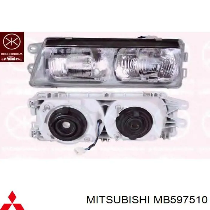 MB597510 Mitsubishi фара правая