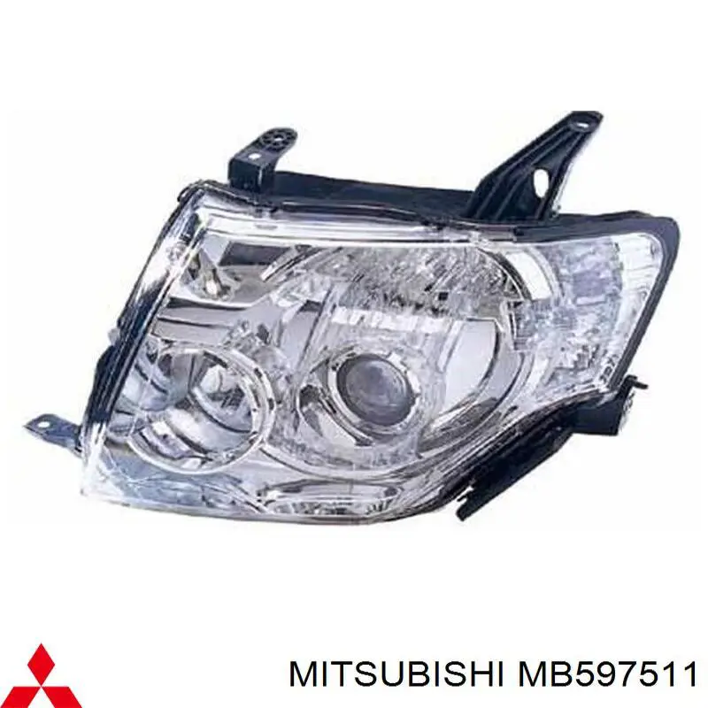 MB597511 Mitsubishi фара левая