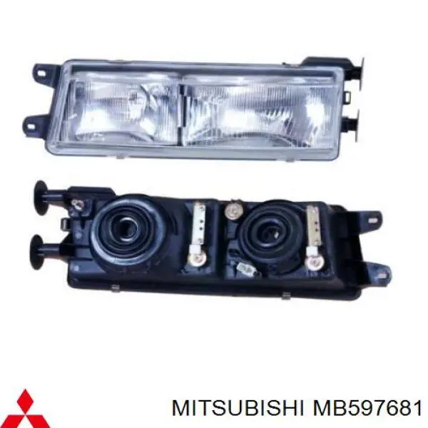  Левая фара Mitsubishi Lancer 4