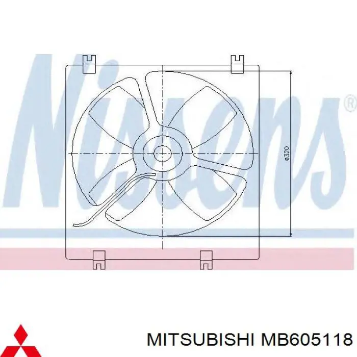  Mitsubishi MB605118 цена, от 26.61 USD
