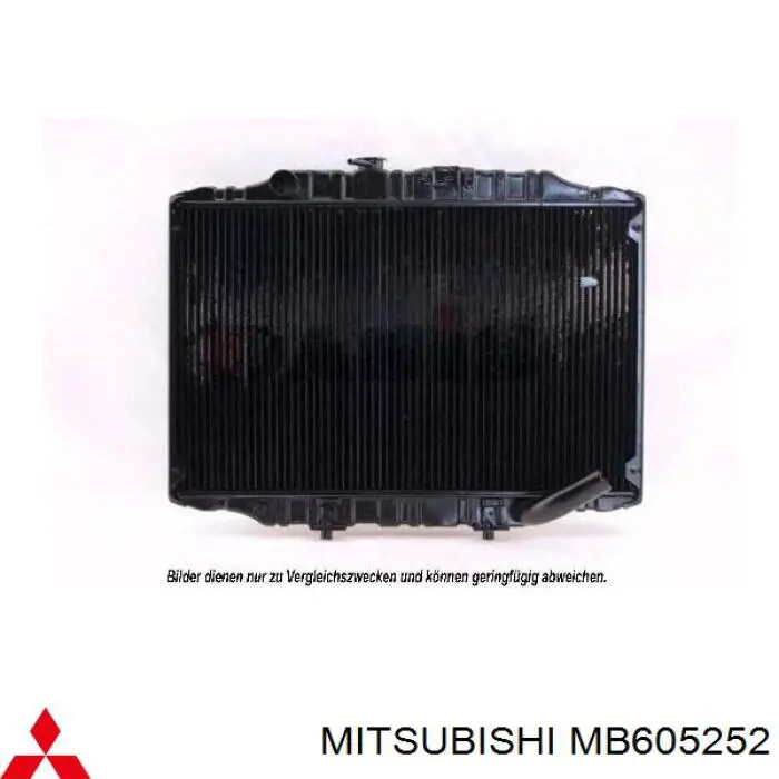 MB605252 Mitsubishi радиатор