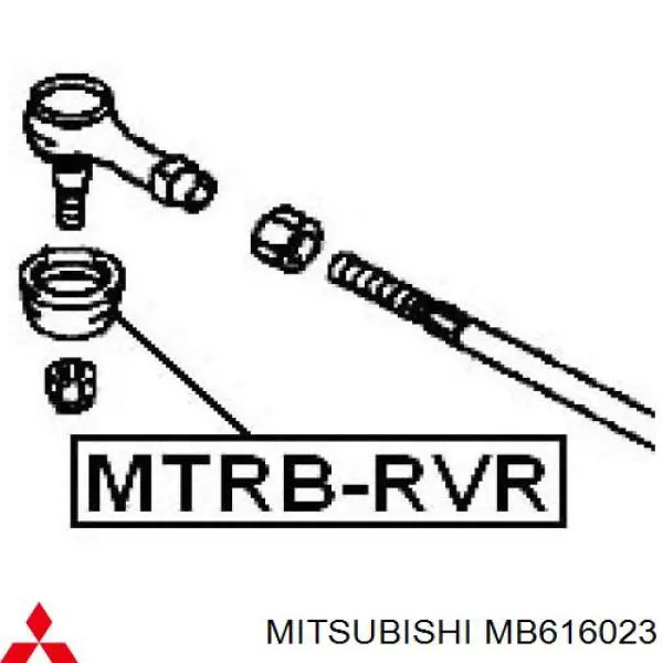 Пыльник рулевого наконечника MITSUBISHI MB616023