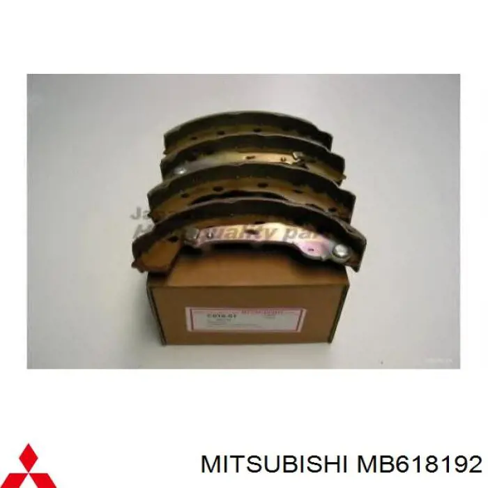 Тормоза рабочие задние ножные и тормозные барабаны Mitsubishi MB618192 цена, от 21.54 USD