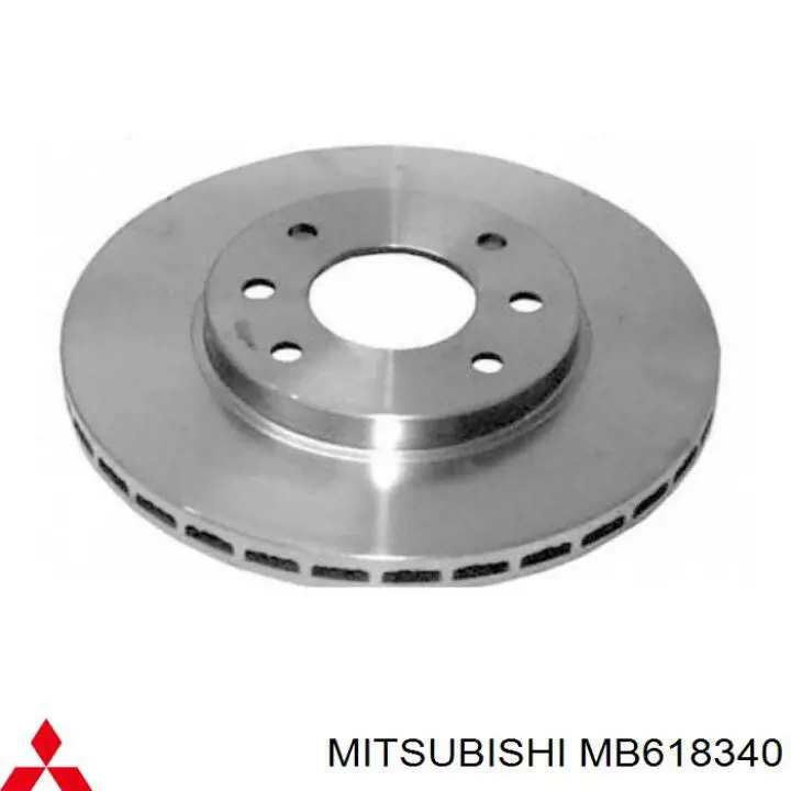 MB618340 Mitsubishi диск тормозной передний