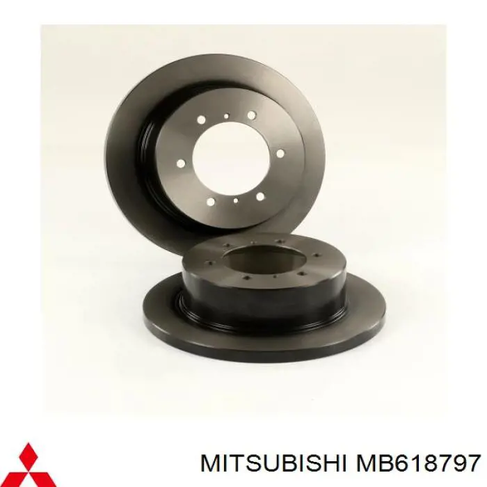 Задний тормозной диск Mitsubishi MB618797 цена, от 16.51 USD