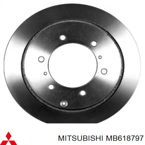 Задний дисковый тормоз Mitsubishi MB618797