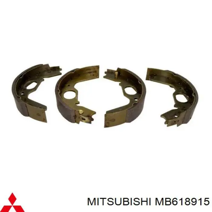 Колодки ручника (стояночного тормоза) Mitsubishi MB618915