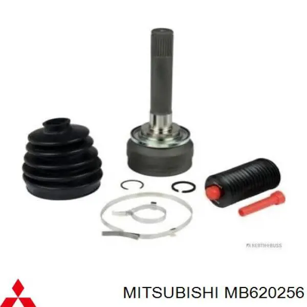 MB620256 Mitsubishi полуось (привод передняя правая)