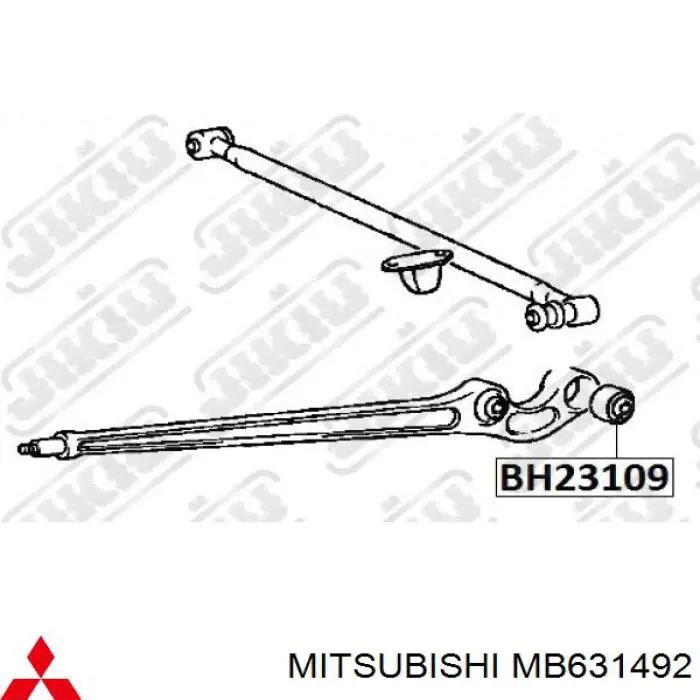 Сайлентблок заднего продольного рычага задний Mitsubishi MB631492 цена, от 12.01 USD